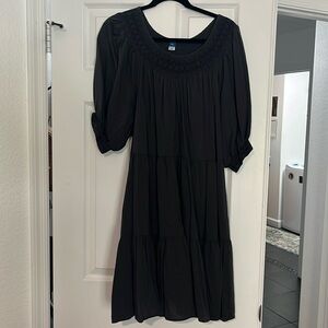 Dark Grey Mid Length Dress